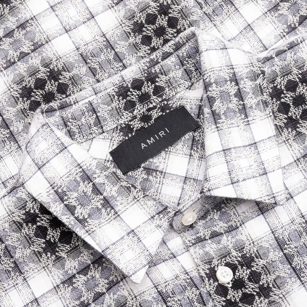 MA Quad Jacquard Flannel - Black - Image 3