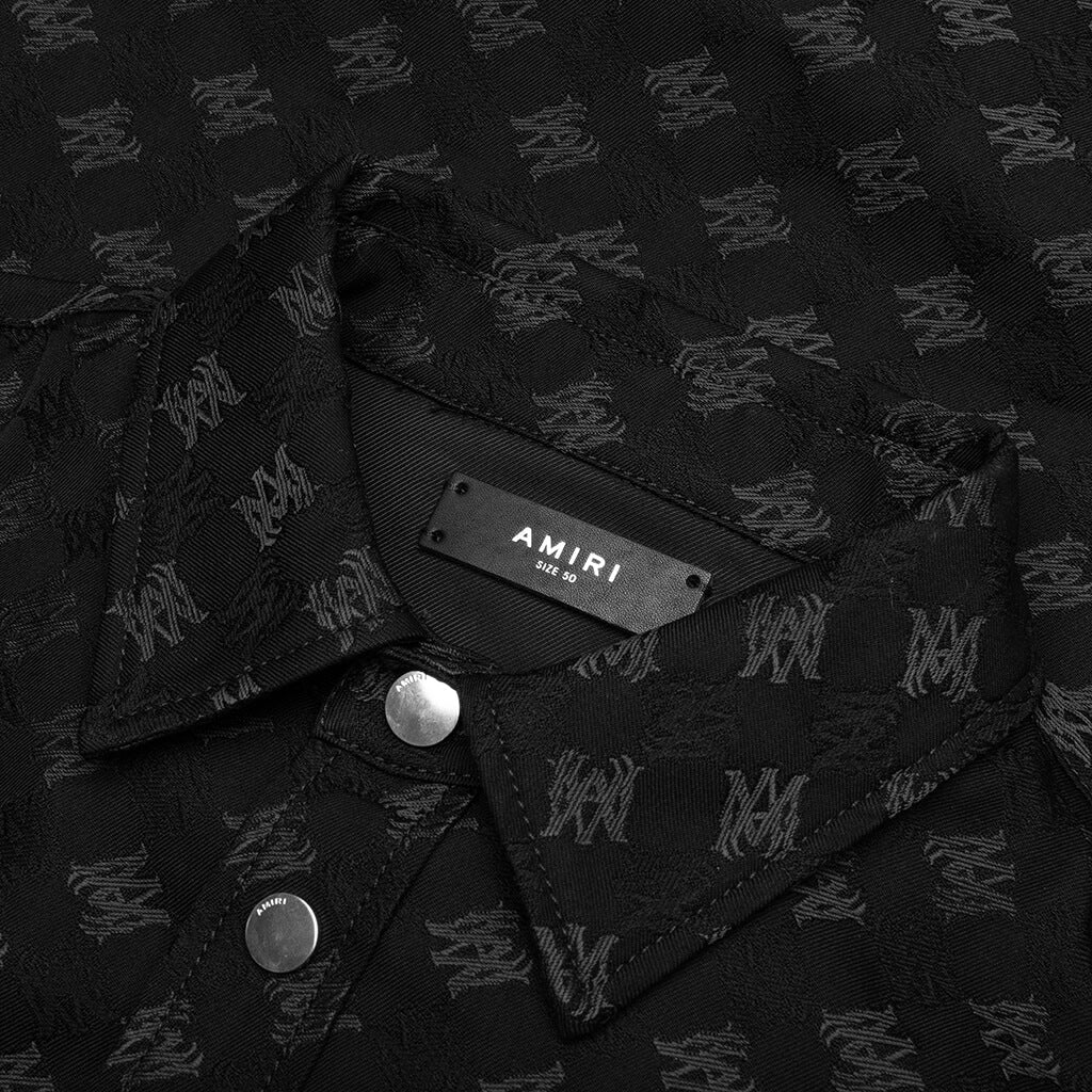 MA Quad Jacquard Shirt - Black - Image 3