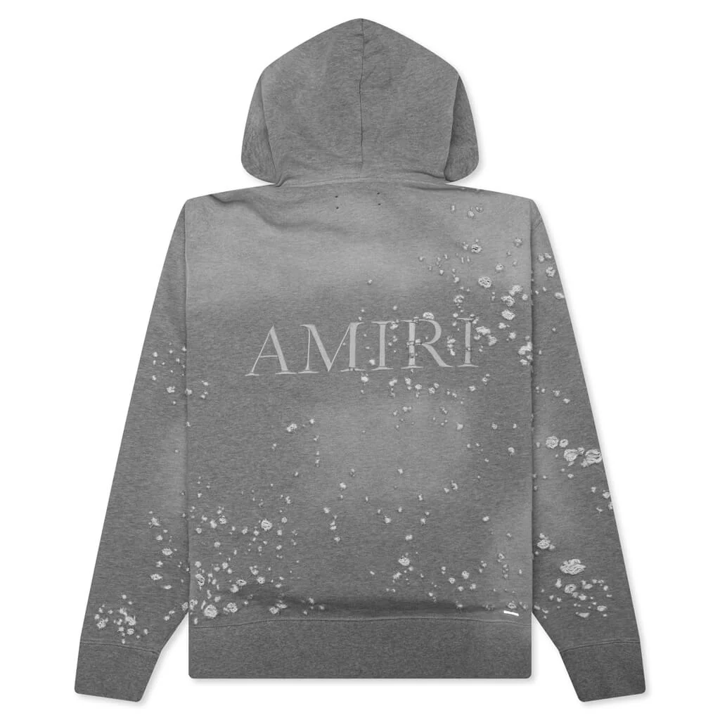 Ma Shotgun Embroidered Hoodie - Grey - Image 2