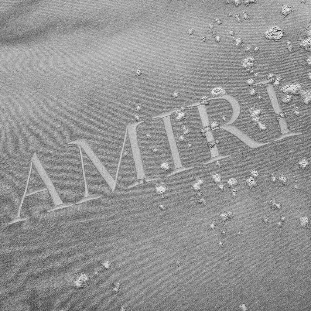 Ma Shotgun Embroidered Hoodie - Grey - Image 4