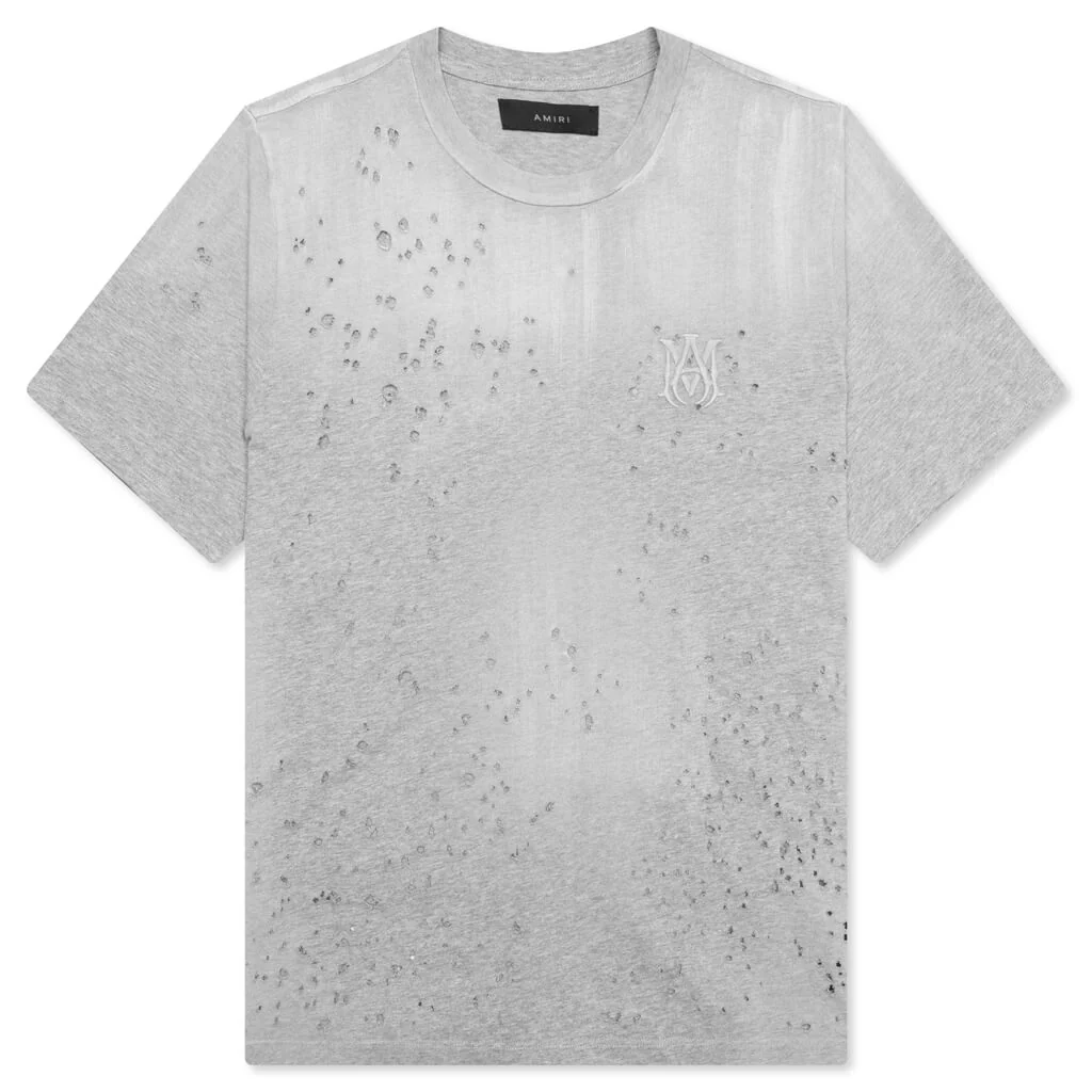 Ma Shotgun Embroidered Tee - Grey