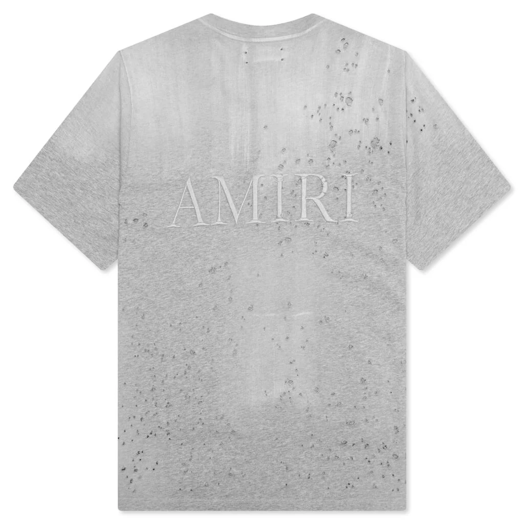 Ma Shotgun Embroidered Tee - Grey - Image 2