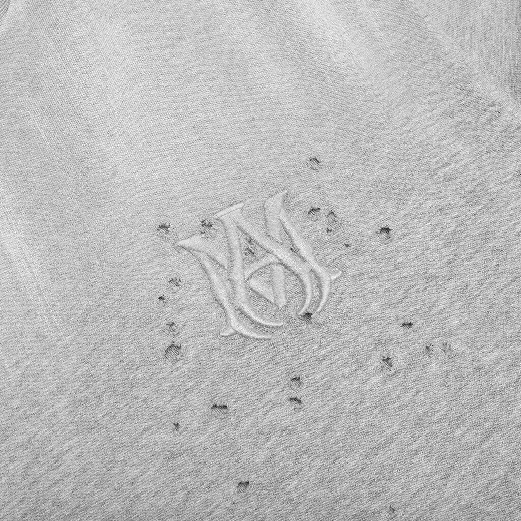 Ma Shotgun Embroidered Tee - Grey - Image 3