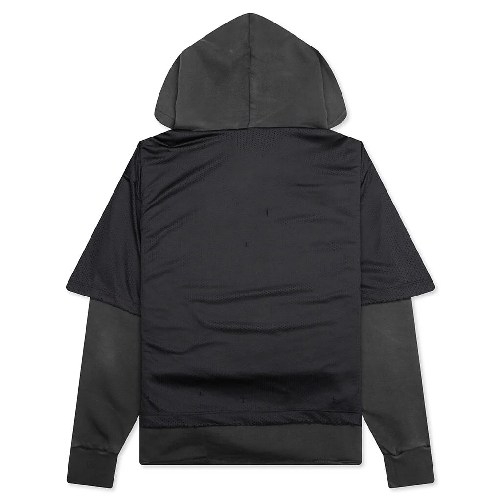MA Star Mesh Hoodie - Black - Image 2