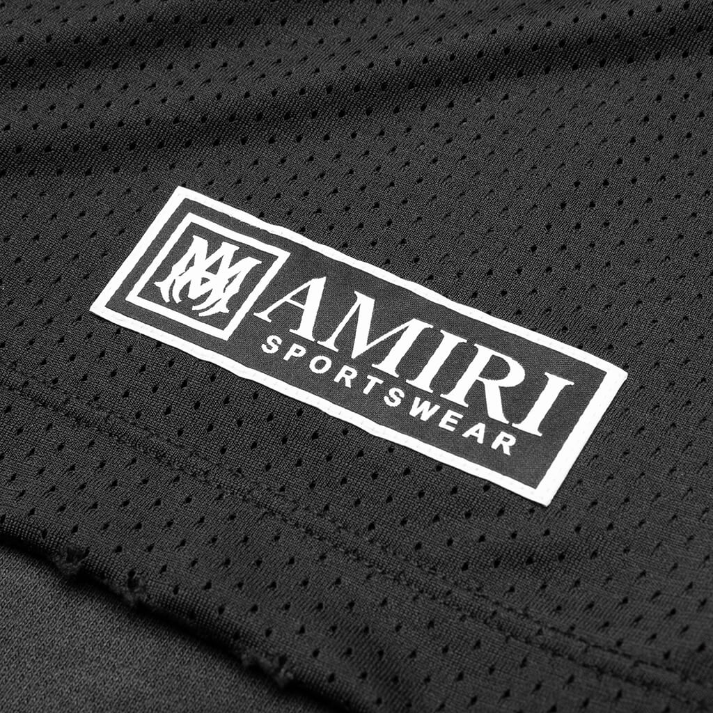Mesh Basketball Short - Black - Image 4