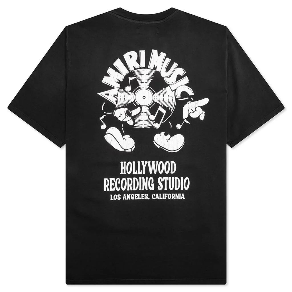 Amiri Music Record Tee - Black - Image 2