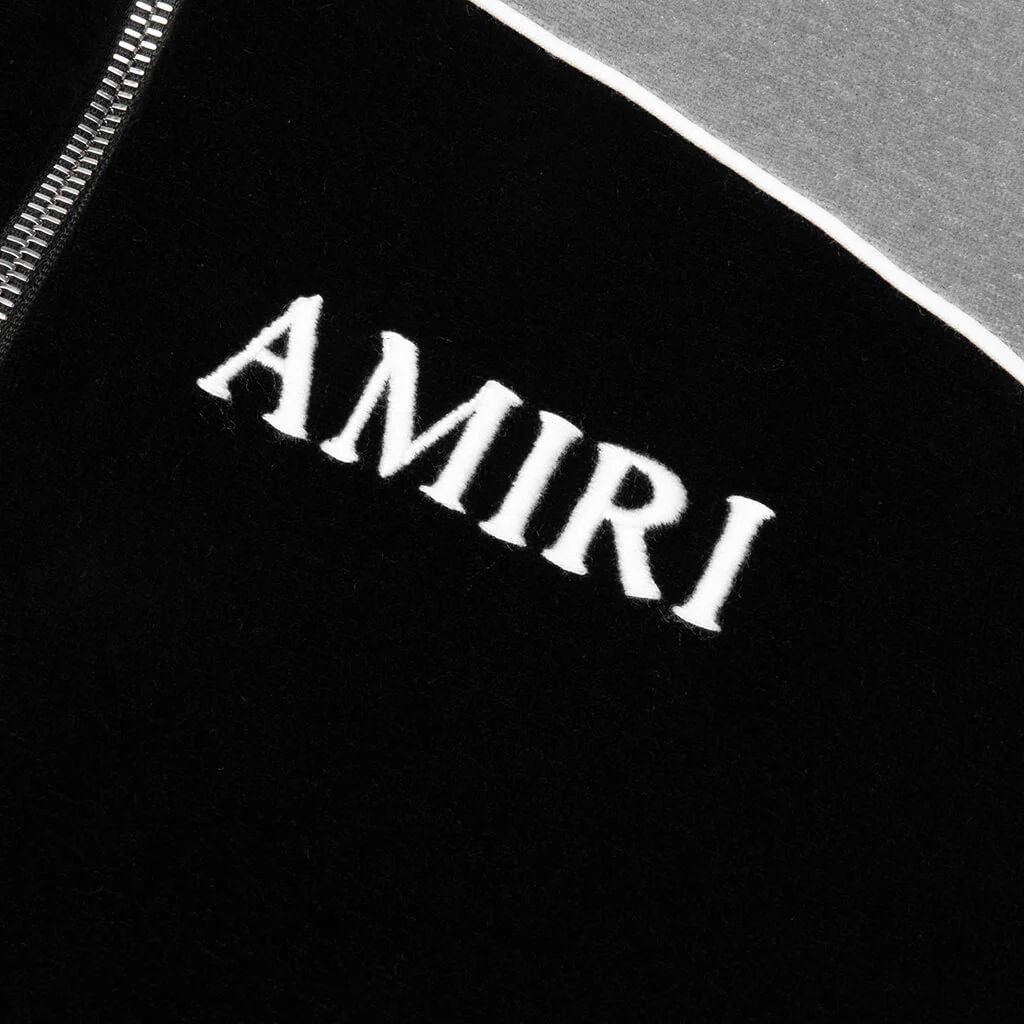 Oversized Panel Track Jacket - Black - Image 3