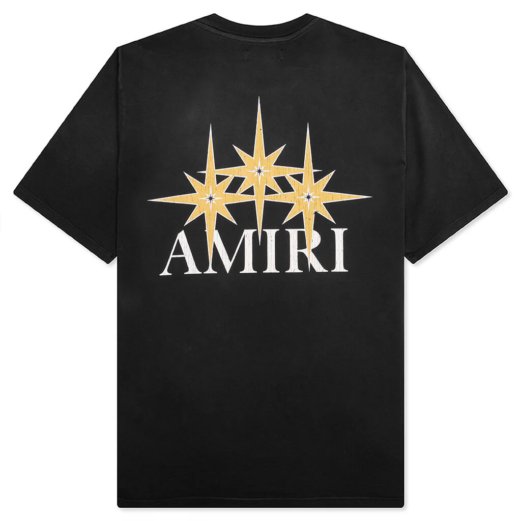Amiri Starburst Oversized Tee - Black - Image 2