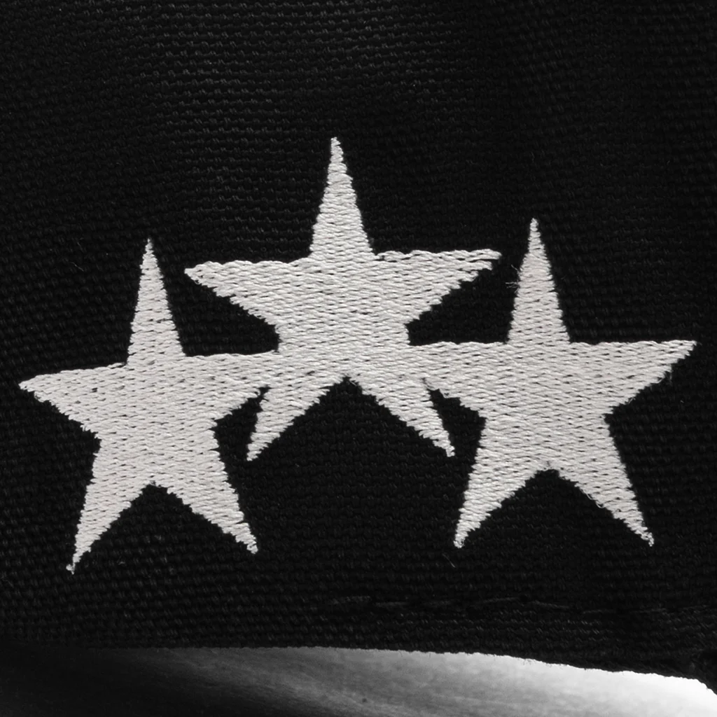 Stars MA Canvas Hat - Black/Red - Image 5