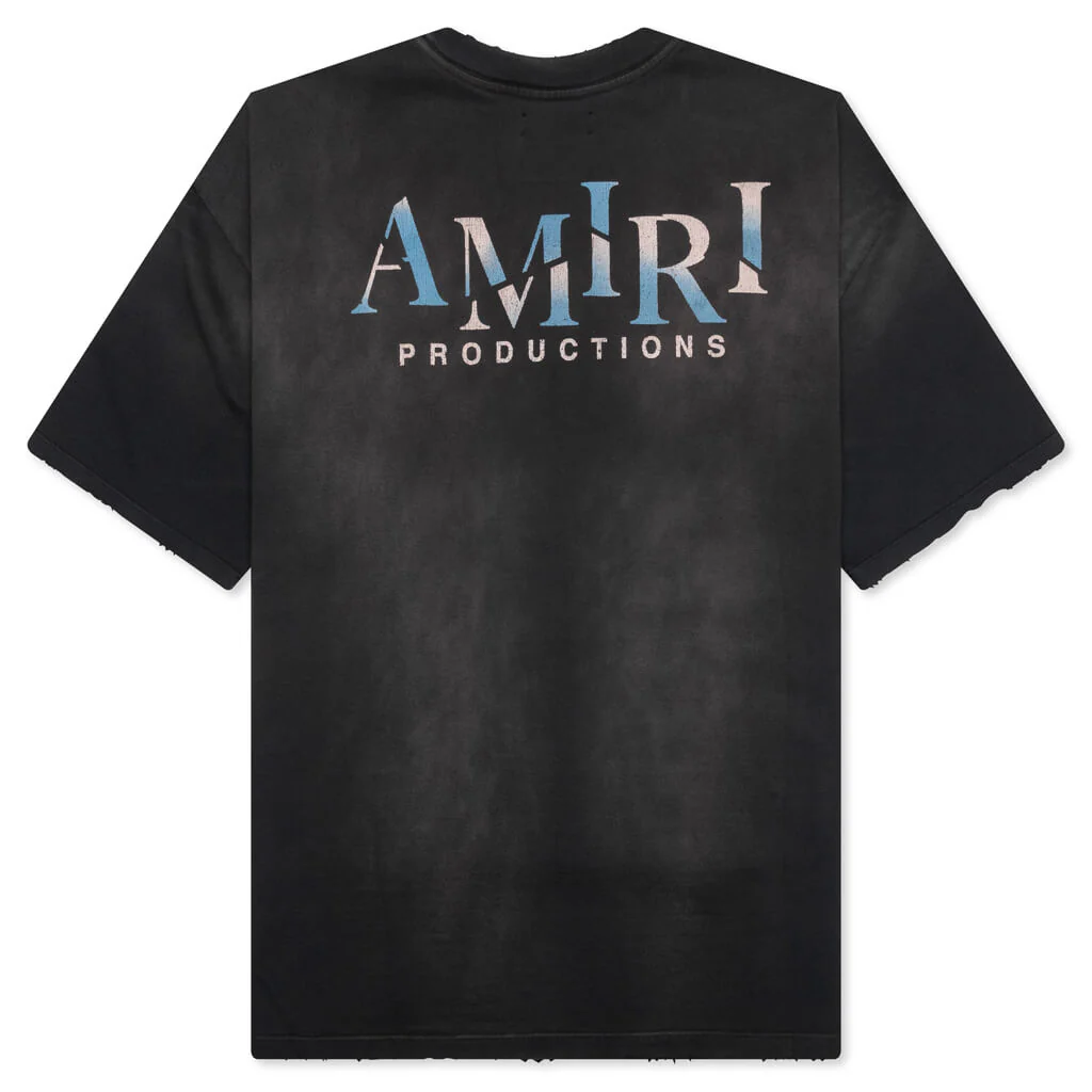 Theatre Masks Oversized Tee - Black - Image 2