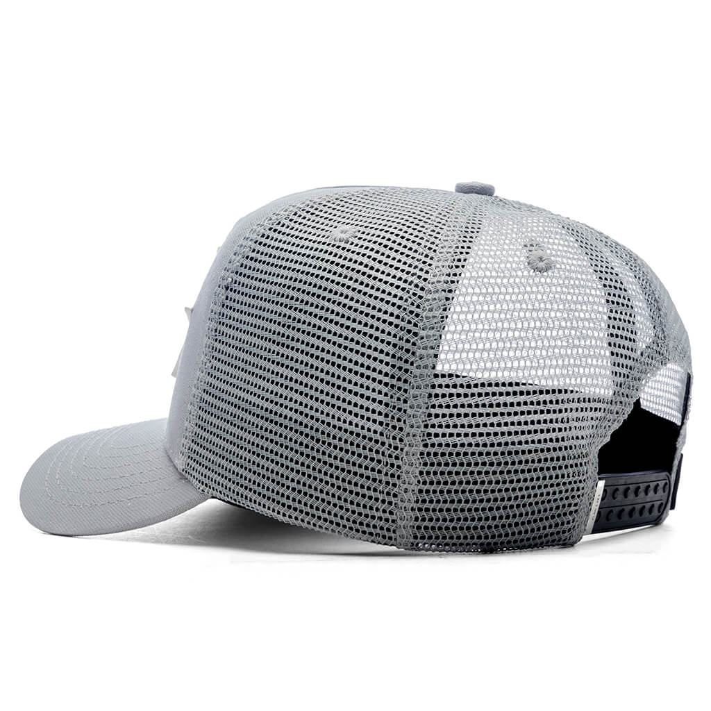 Three Star Trucker Hat - Grey - Image 4