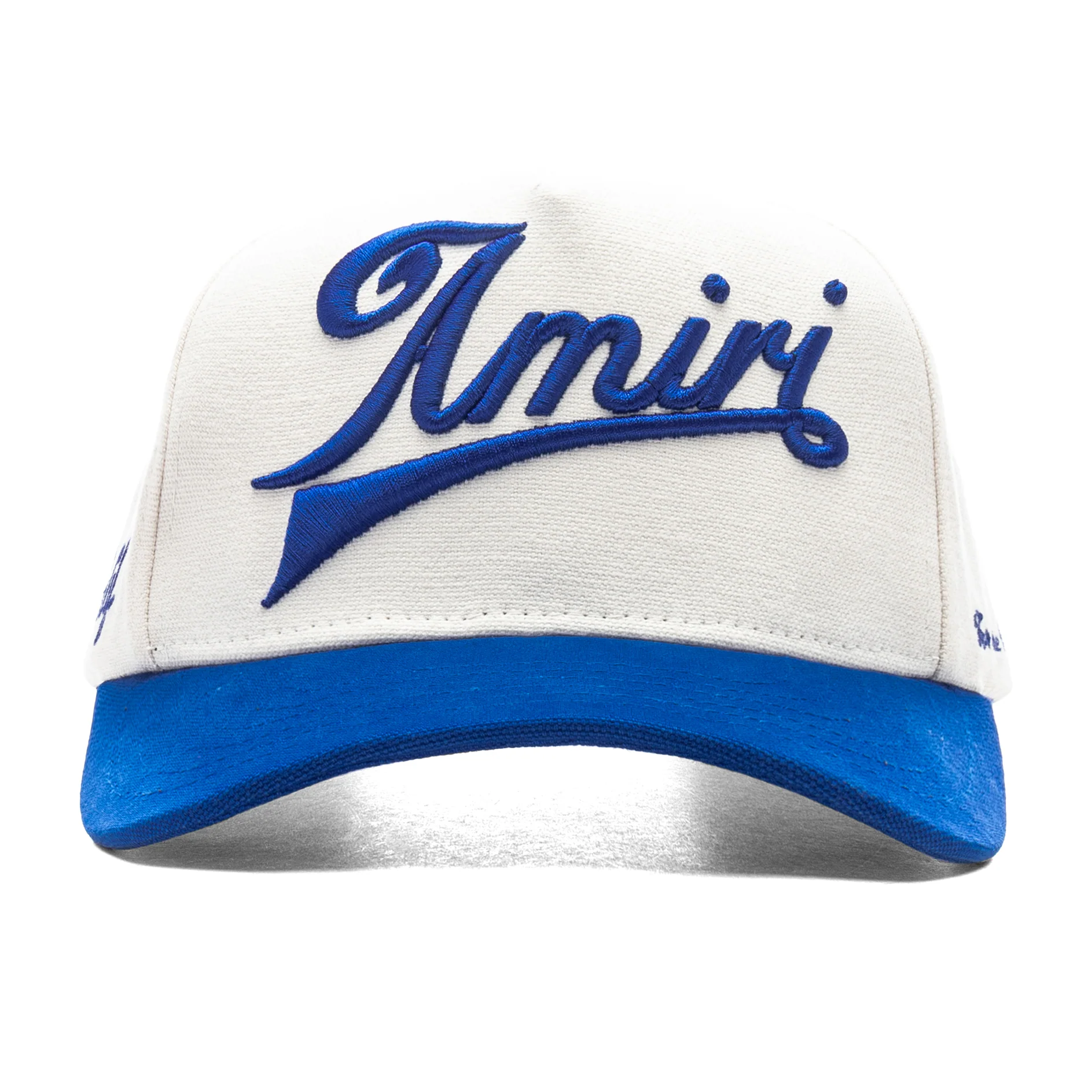 Two Tone Canvas Hat - True Blue