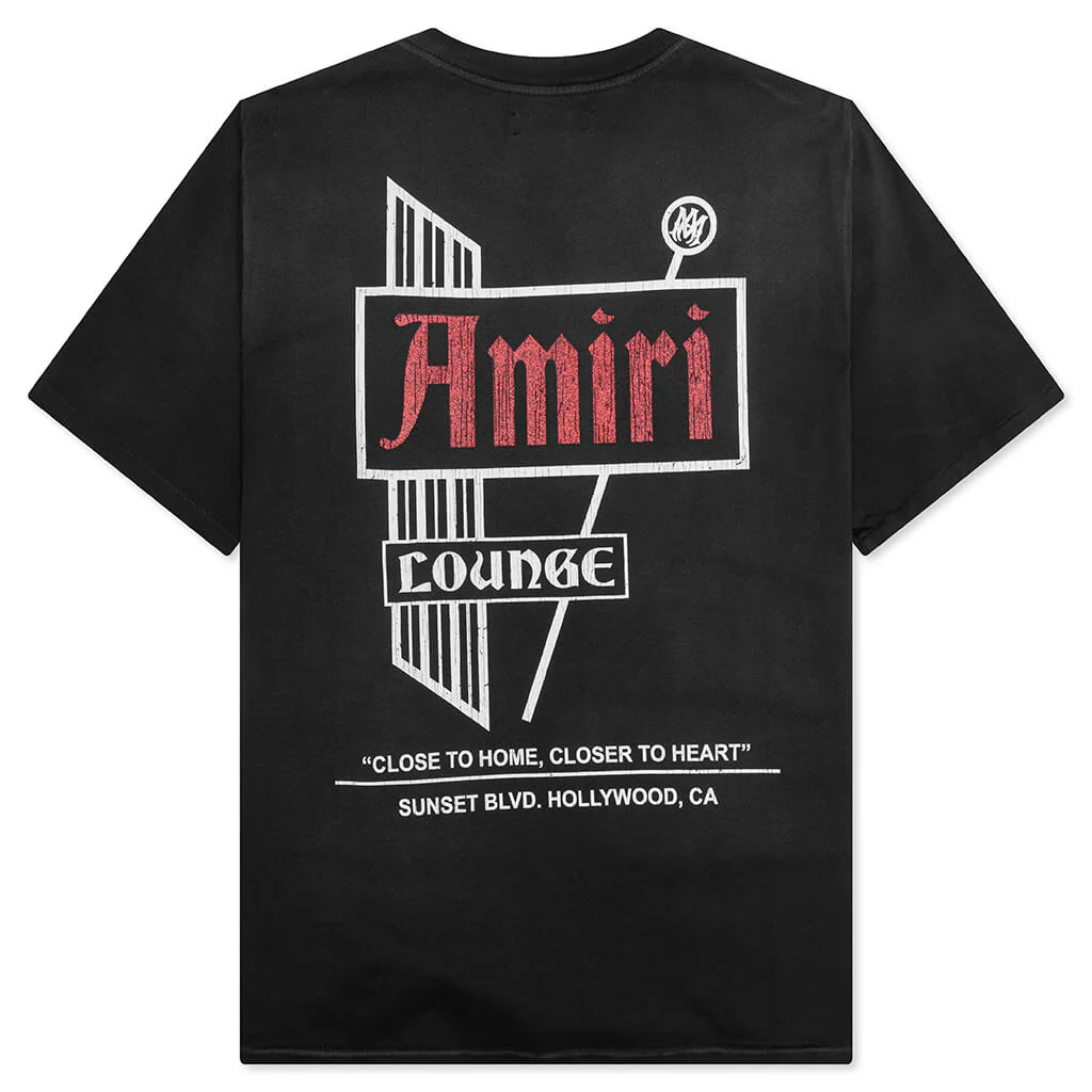 Vintage Amiri Lounge Tee - Black - Image 2