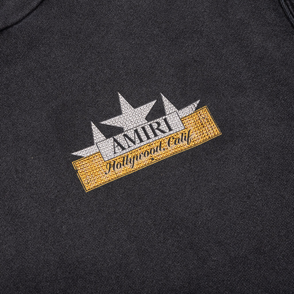 Vintage Crystal Star Hoodie - Black - Image 3