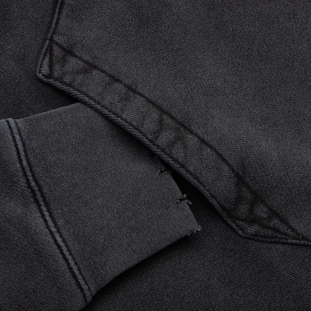 Vintage Crystal Star Hoodie - Black - Image 5