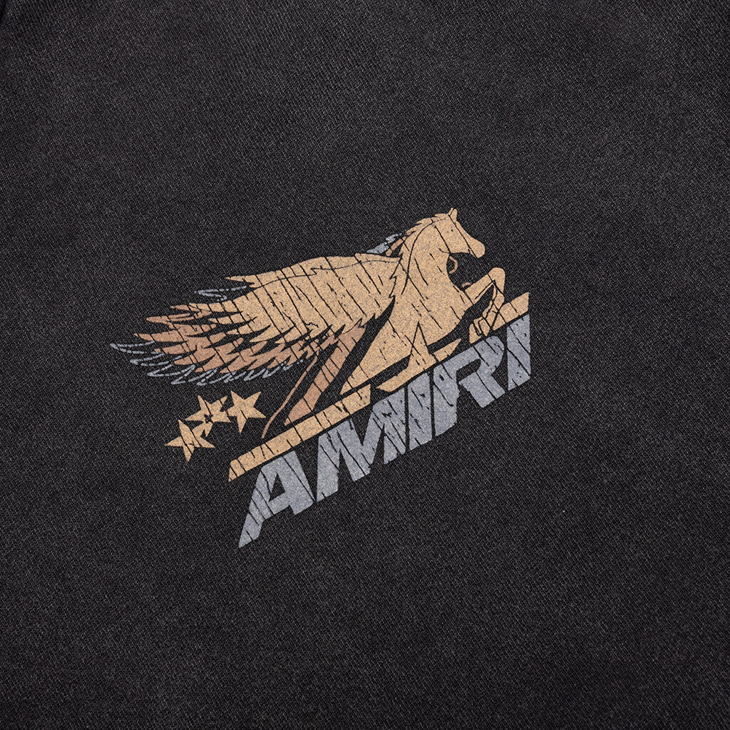 Vintage Pegasus Hoodie - Black - Image 3