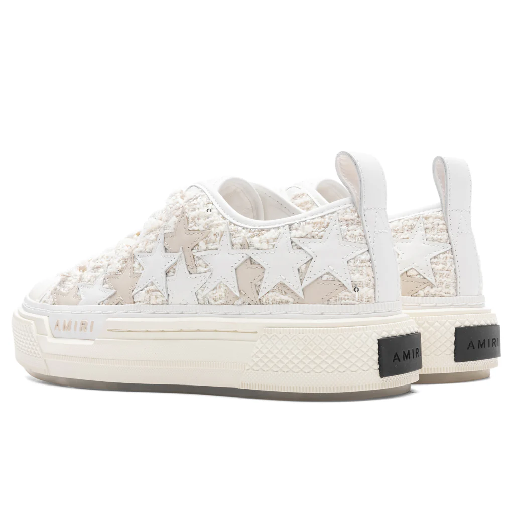 Women's Boucle Stars Court Low - Alabaster - Image 3