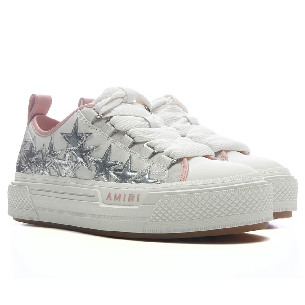 Women's Metallic Stars Court Low - Pink - Image 2