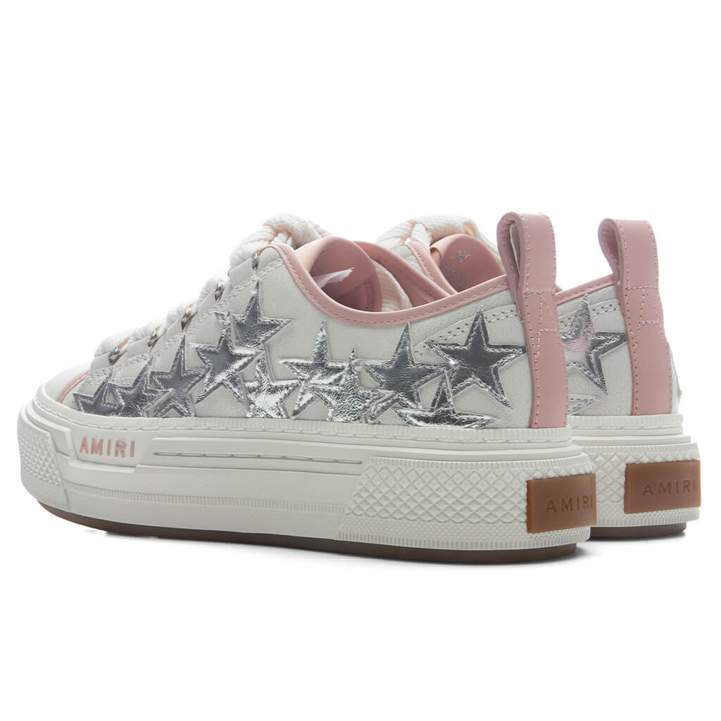 Women's Metallic Stars Court Low - Pink - Image 3