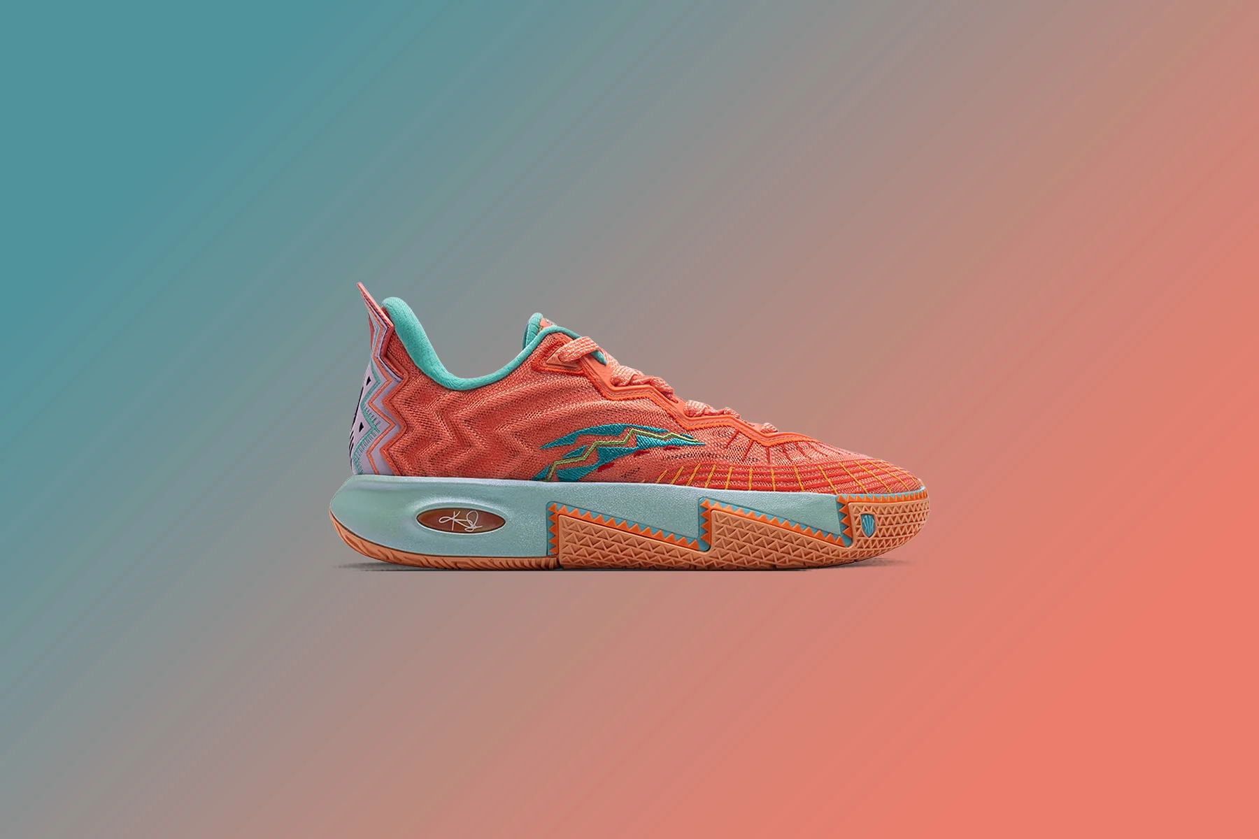 ANTA x Kyrie Irving Kai 2 'Sun' - Orange/Green/Purple - Image 5