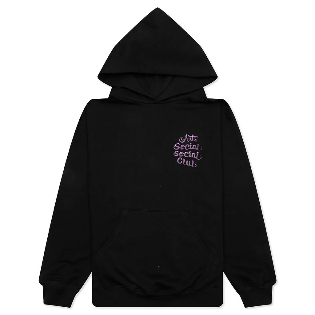 Airbrushed Hoodie - Black
