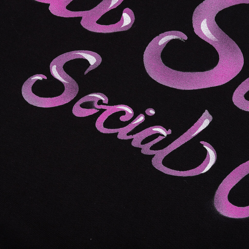 Airbrushed Hoodie - Black - Image 3