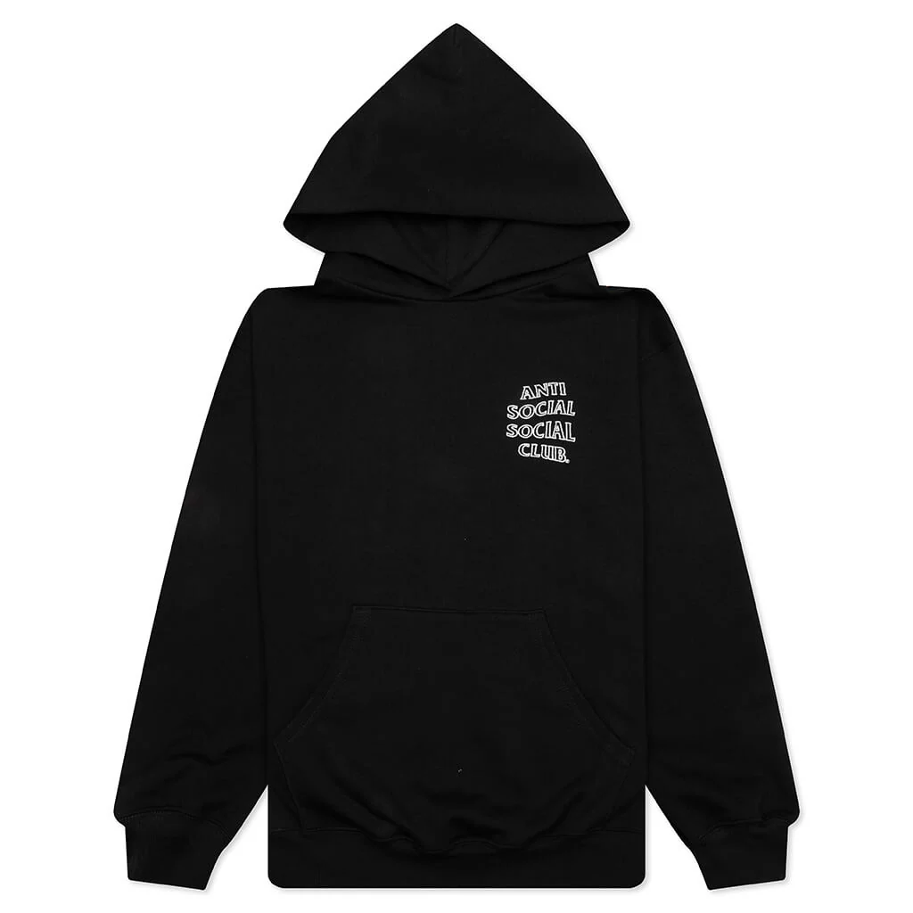 Applique Mind Games Hoodie - Black