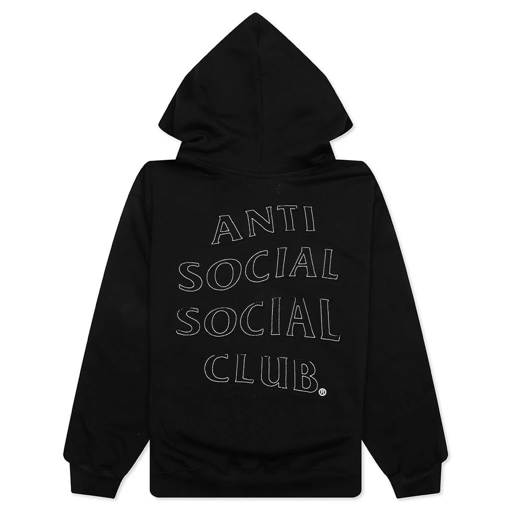 Applique Mind Games Hoodie - Black - Image 2