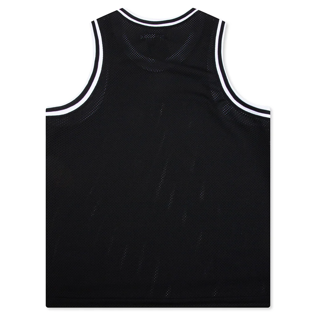Burnout Basketball Jersey - Black - Image 2