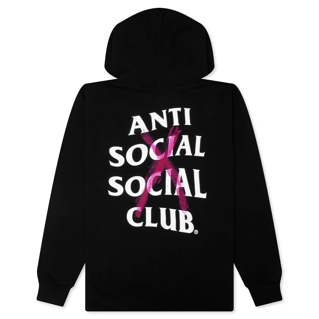 'Cancelled' Hand Painted Hoodie - Black - Image 2