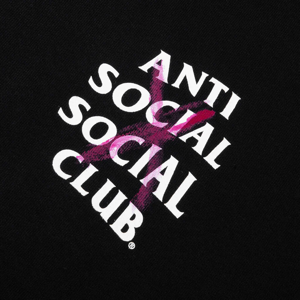 'Cancelled' Hand Painted Hoodie - Black - Image 3