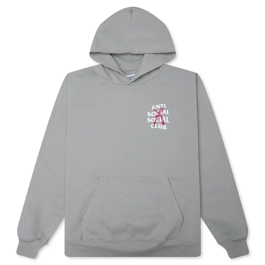 'Cancelled' Hand Painted Hoodie - Grey