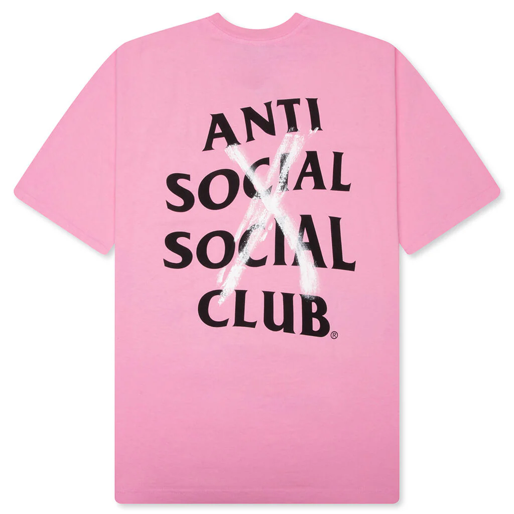 'Cancelled' Hand Painted Tee - Pink - Image 2