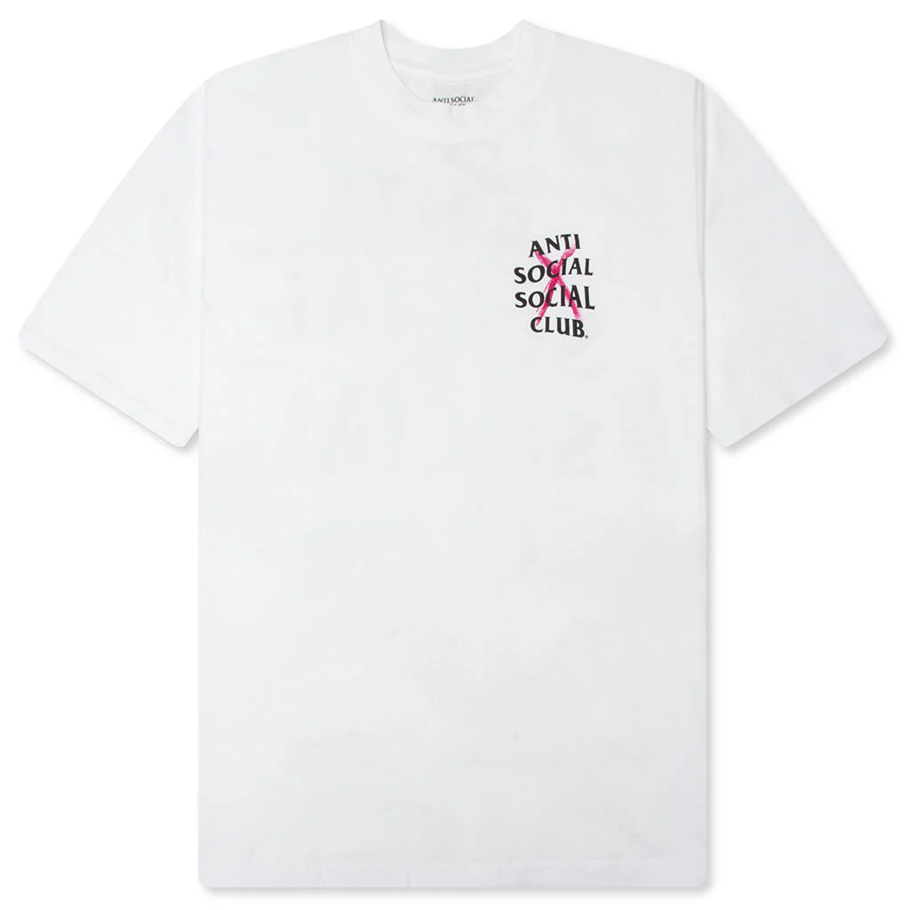 'Cancelled' Hand Painted Tee - White