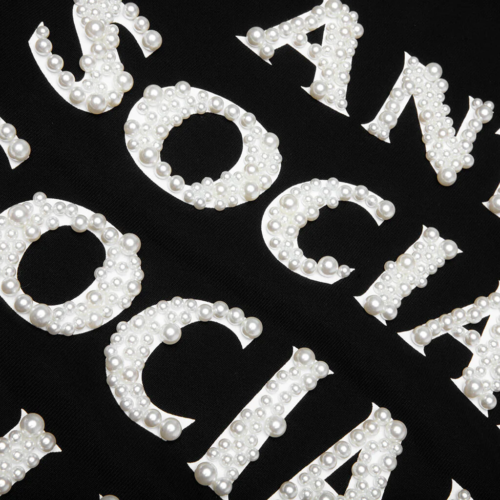 Clutching Pearls Hoodie - Black - Image 5