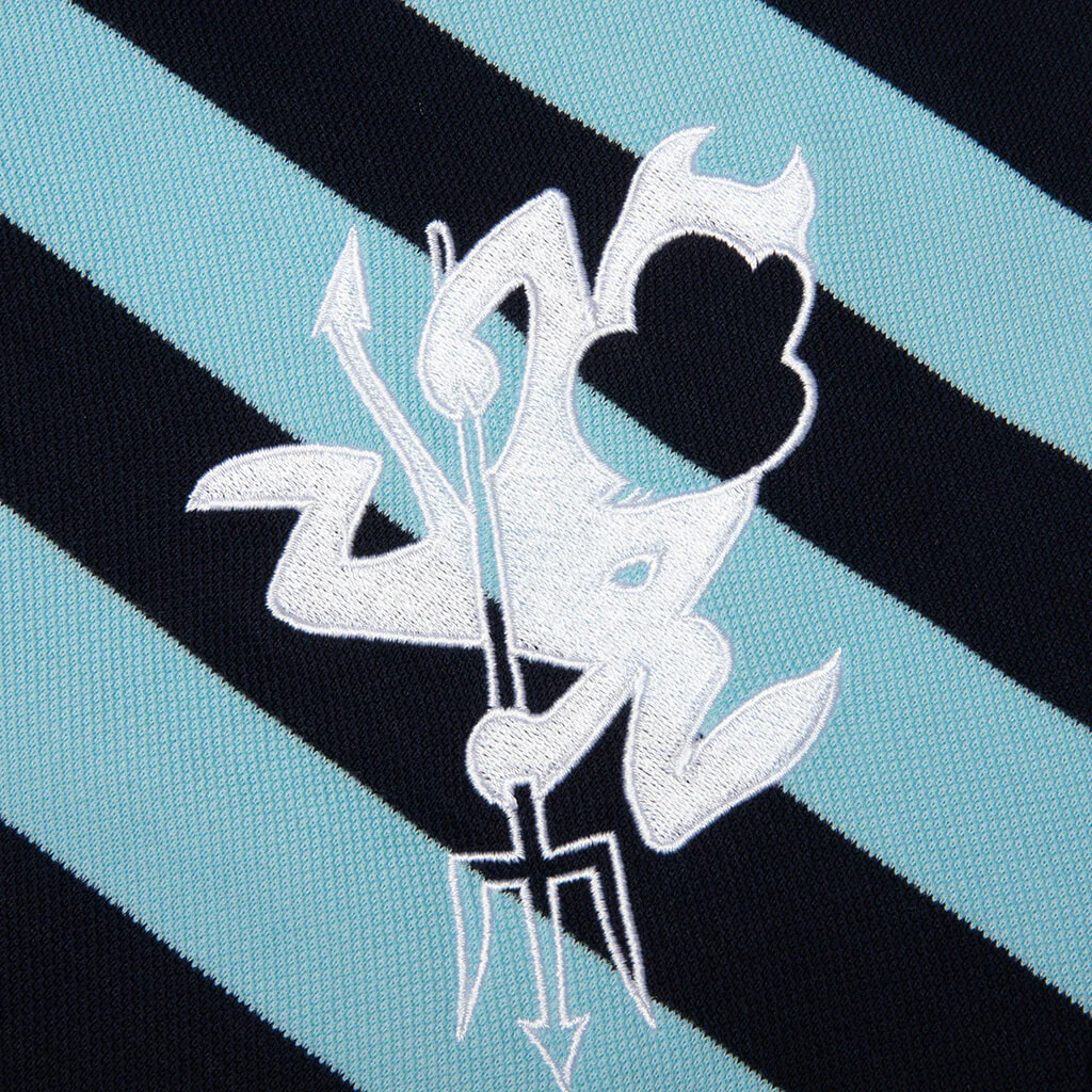 Devilish Polo - Blue Stripe - Image 4