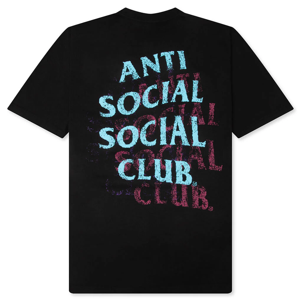 Distressed Tee - Black - Image 2