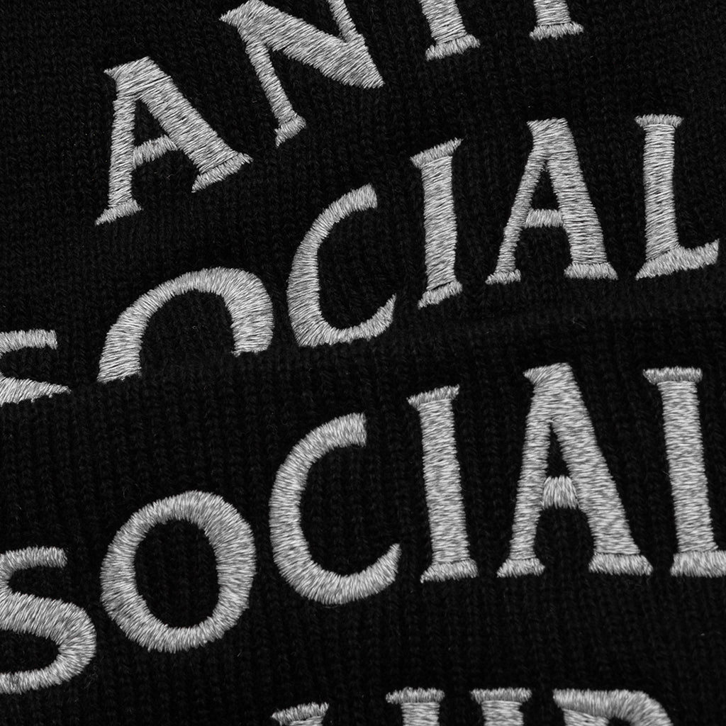 Embroidered Beanie - Black - Image 2