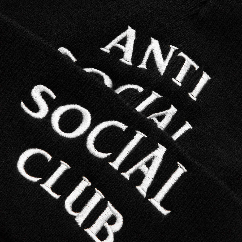 Embroidered Beanie - Black - Image 2