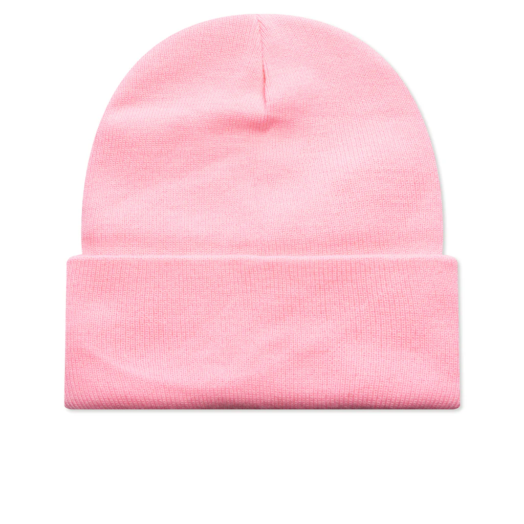 Embroidered Beanie - Pink - Image 3