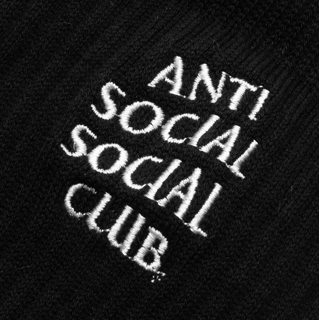 Embroidered Socks - Black - Image 2