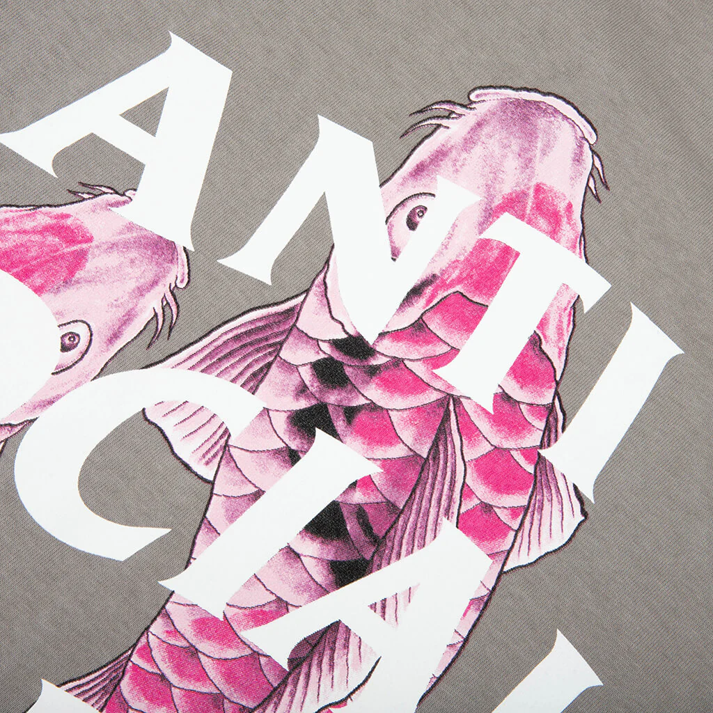 Koi Tee - Gray - Image 4