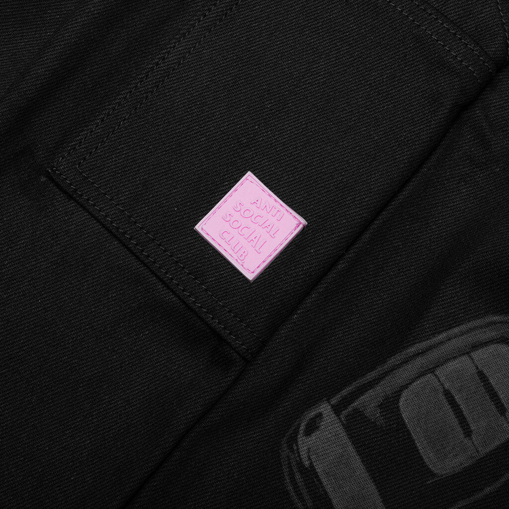 Laser Etched Jeans - Black - Image 3