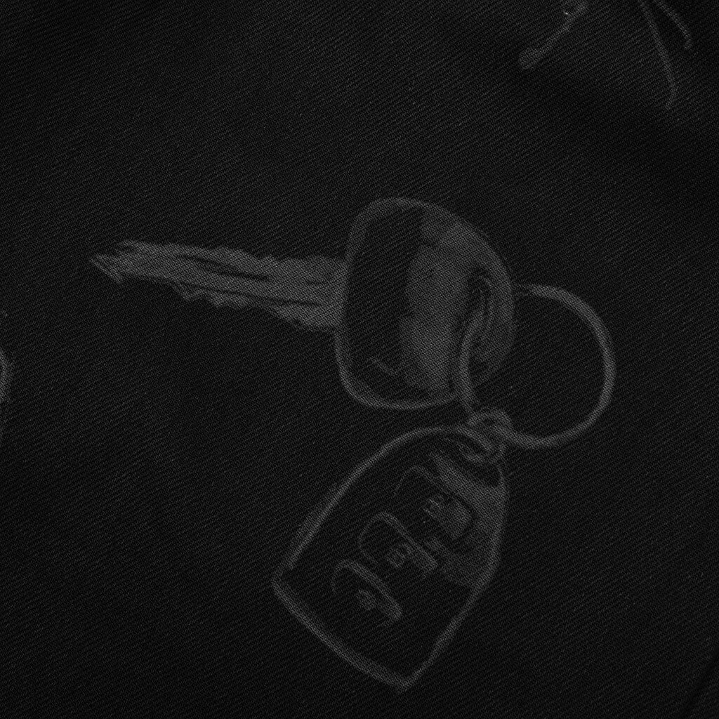 Laser Etched Jeans - Black - Image 5