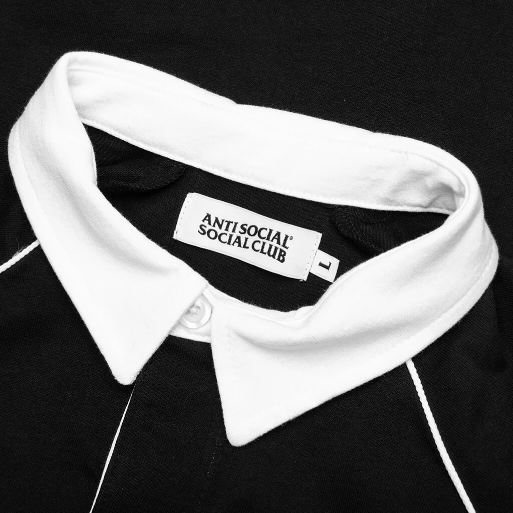 Rugby Polo - Black - Image 3