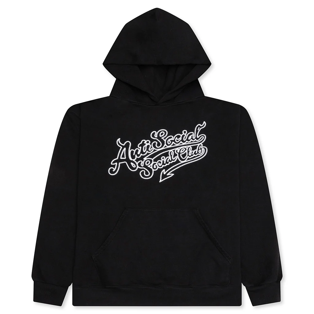 Script Club Hoodie - Black
