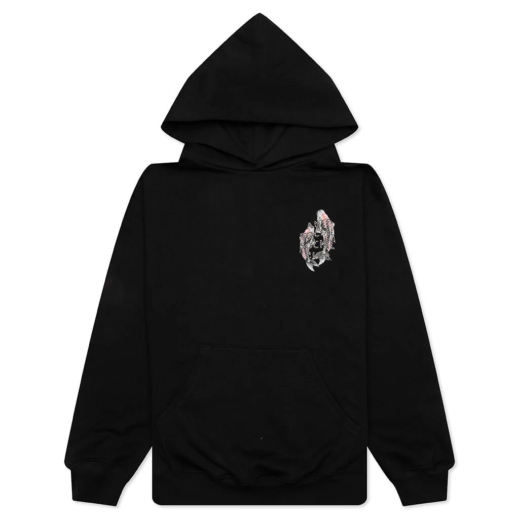 Studded Mind Games Hoodie - Black