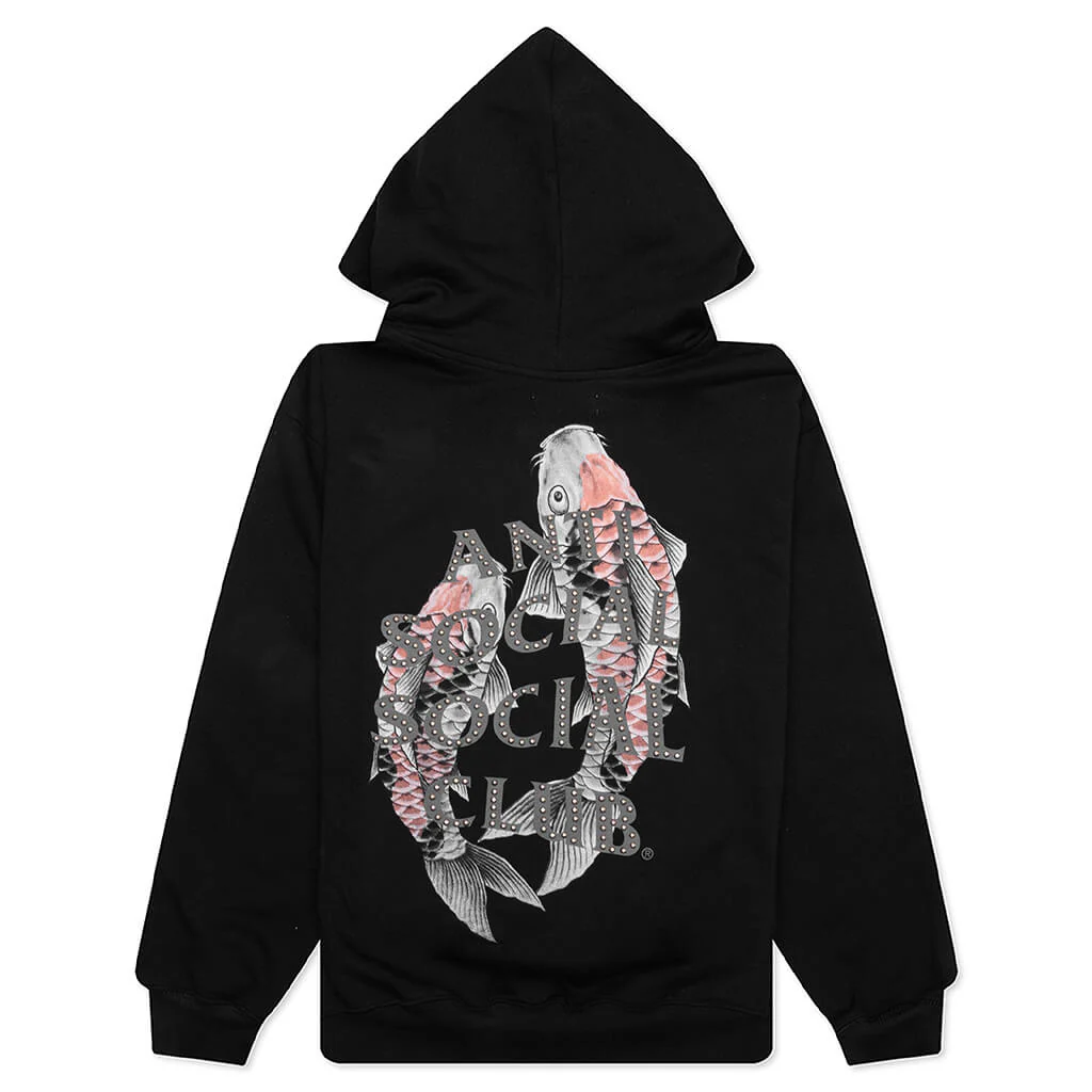 Studded Mind Games Hoodie - Black - Image 2