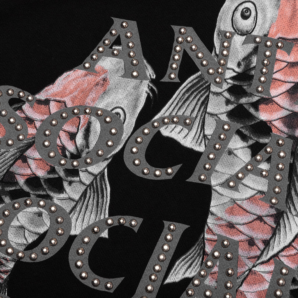 Studded Mind Games Hoodie - Black - Image 3