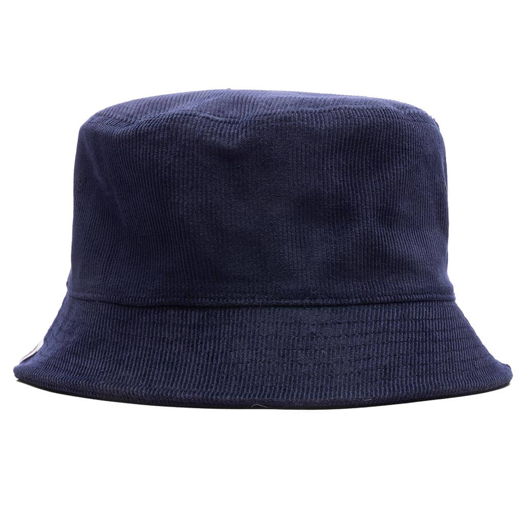 Ape Head Corduroy Bucket Hat - Navy - Image 3